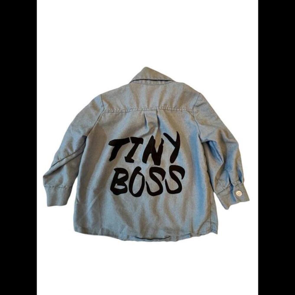 Tiny Boss Denim Shirt for Kids - Stylish & Comfortable - 2t